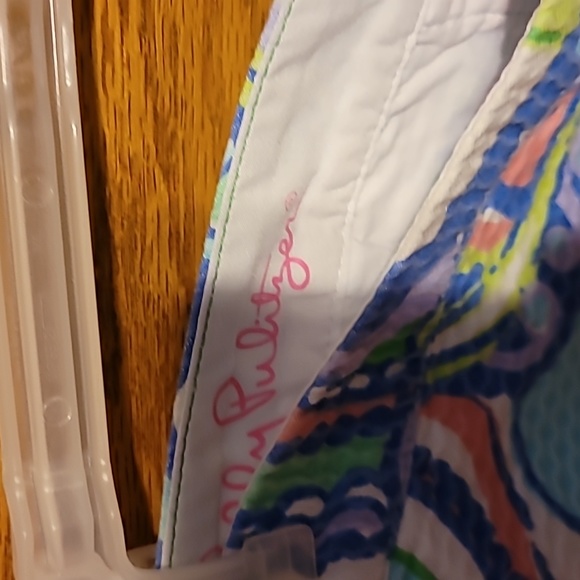 LILLY PULITZER THE BUTTERCUP SHORT  REPUBLIC SCALLOPED TRIM SHORTS SZ 0 - Picture 3 of 5